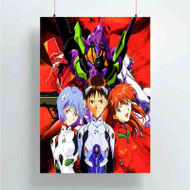 Onyourcases Neon Genesis Evangelion Quality Custom Poster Silk Poster Wall Decor Best Home Decoration Wall Art Satin Silky Decorative Wallpaper Personalized Wall Hanging 20x14 Inch 24x35 Inch Poster