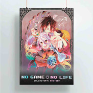 Onyourcases No Game No Life Trending Custom Poster Silk Poster Wall Decor Best Home Decoration Wall Art Satin Silky Decorative Wallpaper Personalized Wall Hanging 20x14 Inch 24x35 Inch Poster