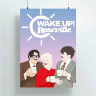 Onyourcases Paramore Wake Up Roseville Trending Custom Poster Silk Poster Wall Decor Best Home Decoration Wall Art Satin Silky Decorative Wallpaper Personalized Wall Hanging 20x14 Inch 24x35 Inch Poster