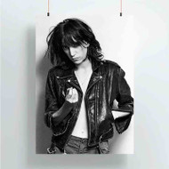Onyourcases Patti Smith Custom Poster Silk Poster Wall Decor Best Home Decoration Wall Art Satin Silky Decorative Wallpaper Personalized Wall Hanging 20x14 Inch 24x35 Inch Poster