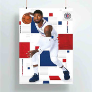 Onyourcases Paul George Los Angeles Clippers NBA Custom Poster Silk Poster Wall Decor Best Home Decoration Wall Art Satin Silky Decorative Wallpaper Personalized Wall Hanging 20x14 Inch 24x35 Inch Poster