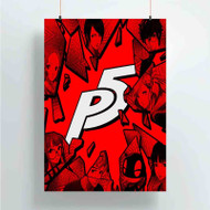 Onyourcases persona 5 Trending Custom Poster Silk Poster Wall Decor Best Home Decoration Wall Art Satin Silky Decorative Wallpaper Personalized Wall Hanging 20x14 Inch 24x35 Inch Poster