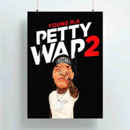 Onyourcases Petty Wap 2 Young MA Custom Poster Silk Poster Wall Decor Best Home Decoration Wall Art Satin Silky Decorative Wallpaper Personalized Wall Hanging 20x14 Inch 24x35 Inch Poster