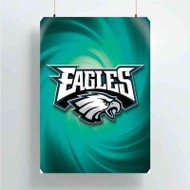 Onyourcases philadelphia eagles 3 Custom Poster Silk Poster Wall Decor Best Home Decoration Wall Art Satin Silky Decorative Wallpaper Personalized Wall Hanging 20x14 Inch 24x35 Inch Poster