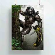 Onyourcases Predator Custom Poster Silk Poster Wall Decor Best Home Decoration Wall Art Satin Silky Decorative Wallpaper Personalized Wall Hanging 20x14 Inch 24x35 Inch Poster