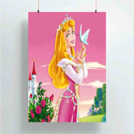 Onyourcases Princess Aurora Trending Custom Poster Silk Poster Wall Decor Best Home Decoration Wall Art Satin Silky Decorative Wallpaper Personalized Wall Hanging 20x14 Inch 24x35 Inch Poster