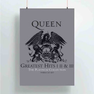 Onyourcases Queen The Platinum Trending Custom Poster Silk Poster Wall Decor Best Home Decoration Wall Art Satin Silky Decorative Wallpaper Personalized Wall Hanging 20x14 Inch 24x35 Inch Poster