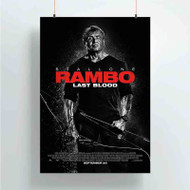 Onyourcases Rambo Last Blood Custom Poster Silk Poster Wall Decor Best Home Decoration Wall Art Satin Silky Decorative Wallpaper Personalized Wall Hanging 20x14 Inch 24x35 Inch Poster