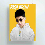 Onyourcases Rich Brian Trending Custom Poster Silk Poster Wall Decor Best Home Decoration Wall Art Satin Silky Decorative Wallpaper Personalized Wall Hanging 20x14 Inch 24x35 Inch Poster