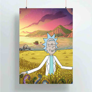 Onyourcases Rick and Morty 2 Custom Poster Silk Poster Wall Decor Best Home Decoration Wall Art Satin Silky Decorative Wallpaper Personalized Wall Hanging 20x14 Inch 24x35 Inch Poster