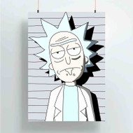 Onyourcases Rick Sanchez Trending Custom Poster Silk Poster Wall Decor Best Home Decoration Wall Art Satin Silky Decorative Wallpaper Personalized Wall Hanging 20x14 Inch 24x35 Inch Poster