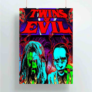 Onyourcases Rob Zombie and Marylin Manson Custom Poster Silk Poster Wall Decor Best Home Decoration Wall Art Satin Silky Decorative Wallpaper Personalized Wall Hanging 20x14 Inch 24x35 Inch Poster