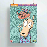 Onyourcases Rocko s Modern Life Custom Poster Silk Poster Wall Decor Best Home Decoration Wall Art Satin Silky Decorative Wallpaper Personalized Wall Hanging 20x14 Inch 24x35 Inch Poster