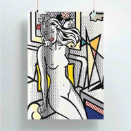 Onyourcases Roy Lichtenstein Custom Poster Silk Poster Wall Decor Best Home Decoration Wall Art Satin Silky Decorative Wallpaper Personalized Wall Hanging 20x14 Inch 24x35 Inch Poster
