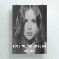 Onyourcases Selena Gomez Lose You To Love Me Custom Poster Silk Poster Wall Decor Best Home Decoration Wall Art Satin Silky Decorative Wallpaper Personalized Wall Hanging 20x14 Inch 24x35 Inch Poster