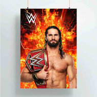 Onyourcases Seth Rollins WWE Trending Custom Poster Silk Poster Wall Decor Best Home Decoration Wall Art Satin Silky Decorative Wallpaper Personalized Wall Hanging 20x14 Inch 24x35 Inch Poster