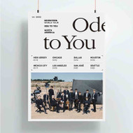Onyourcases SEVENTEEN World Tour ODE TO YOU Custom Poster Silk Poster Wall Decor Best Home Decoration Wall Art Satin Silky Decorative Wallpaper Personalized Wall Hanging 20x14 Inch 24x35 Inch Poster