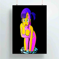 Onyourcases sexy bulma Custom Poster Silk Poster Wall Decor Best Home Decoration Wall Art Satin Silky Decorative Wallpaper Personalized Wall Hanging 20x14 Inch 24x35 Inch Poster