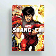 Onyourcases Shang Chi Marvel Custom Poster Silk Poster Wall Decor Best Home Decoration Wall Art Satin Silky Decorative Wallpaper Personalized Wall Hanging 20x14 Inch 24x35 Inch Poster