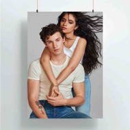 Onyourcases Shawn Mendes and Camila Cabello Trending Custom Poster Silk Poster Wall Decor Best Home Decoration Wall Art Satin Silky Decorative Wallpaper Personalized Wall Hanging 20x14 Inch 24x35 Inch Poster
