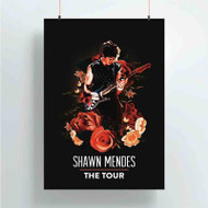 Onyourcases Shawn Mendes The Tour Trending Custom Poster Silk Poster Wall Decor Best Home Decoration Wall Art Satin Silky Decorative Wallpaper Personalized Wall Hanging 20x14 Inch 24x35 Inch Poster