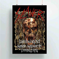 Onyourcases Slayer Trending Custom Poster Silk Poster Wall Decor Best Home Decoration Wall Art Satin Silky Decorative Wallpaper Personalized Wall Hanging 20x14 Inch 24x35 Inch Poster