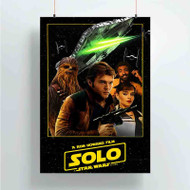 Onyourcases Solo A Star Wars Story Custom Poster Silk Poster Wall Decor Best Home Decoration Wall Art Satin Silky Decorative Wallpaper Personalized Wall Hanging 20x14 Inch 24x35 Inch Poster