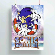 Onyourcases Sonic Adventure Trending Custom Poster Silk Poster Wall Decor Best Home Decoration Wall Art Satin Silky Decorative Wallpaper Personalized Wall Hanging 20x14 Inch 24x35 Inch Poster