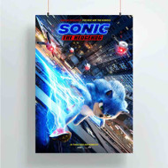 Onyourcases Sonic The Hedgehog Trending Custom Poster Silk Poster Wall Decor Best Home Decoration Wall Art Satin Silky Decorative Wallpaper Personalized Wall Hanging 20x14 Inch 24x35 Inch Poster