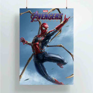 Onyourcases Spider Man Avengers Endgame Trending Custom Poster Silk Poster Wall Decor Best Home Decoration Wall Art Satin Silky Decorative Wallpaper Personalized Wall Hanging 20x14 Inch 24x35 Inch Poster