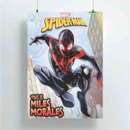 Onyourcases Spider Man This Is Miles Morales Custom Poster Silk Poster Wall Decor Best Home Decoration Wall Art Satin Silky Decorative Wallpaper Personalized Wall Hanging 20x14 Inch 24x35 Inch Poster
