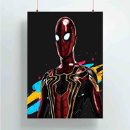 Onyourcases Spiderman Avengers Custom Poster Silk Poster Wall Decor Best Home Decoration Wall Art Satin Silky Decorative Wallpaper Personalized Wall Hanging 20x14 Inch 24x35 Inch Poster