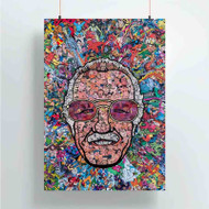 Onyourcases Stan Lee Marvel The Avengers Custom Poster Silk Poster Wall Decor Best Home Decoration Wall Art Satin Silky Decorative Wallpaper Personalized Wall Hanging 20x14 Inch 24x35 Inch Poster