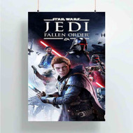 Onyourcases Star Wars Jedi Fallen Order Custom Poster Silk Poster Wall Decor Best Home Decoration Wall Art Satin Silky Decorative Wallpaper Personalized Wall Hanging 20x14 Inch 24x35 Inch Poster