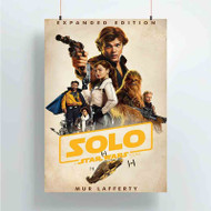 Onyourcases Star Wars Solo Custom Poster Silk Poster Wall Decor Best Home Decoration Wall Art Satin Silky Decorative Wallpaper Personalized Wall Hanging 20x14 Inch 24x35 Inch Poster