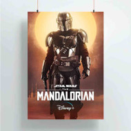 Onyourcases Star Wars The Mandalorian Custom Poster Silk Poster Wall Decor Best Home Decoration Wall Art Satin Silky Decorative Wallpaper Personalized Wall Hanging 20x14 Inch 24x35 Inch Poster