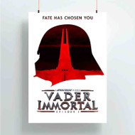 Onyourcases Star Wars Vader Immortal Custom Poster Silk Poster Wall Decor Best Home Decoration Wall Art Satin Silky Decorative Wallpaper Personalized Wall Hanging 20x14 Inch 24x35 Inch Poster