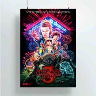 Onyourcases Stranger Things 3 Trending Custom Poster Silk Poster Wall Decor Best Home Decoration Wall Art Satin Silky Decorative Wallpaper Personalized Wall Hanging 20x14 Inch 24x35 Inch Poster