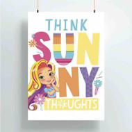 Onyourcases Sunny Day Thoughts Custom Poster Silk Poster Wall Decor Best Home Decoration Wall Art Satin Silky Decorative Wallpaper Personalized Wall Hanging 20x14 Inch 24x35 Inch Poster