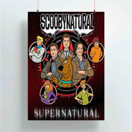 Onyourcases Supernatural Scooby Doo Custom Poster Silk Poster Wall Decor Best Home Decoration Wall Art Satin Silky Decorative Wallpaper Personalized Wall Hanging 20x14 Inch 24x35 Inch Poster