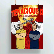 Onyourcases Tenacious D Custom Poster Silk Poster Wall Decor Best Home Decoration Wall Art Satin Silky Decorative Wallpaper Personalized Wall Hanging 20x14 Inch 24x35 Inch Poster