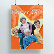 Onyourcases The Golden Girls Custom Poster Silk Poster Wall Decor Best Home Decoration Wall Art Satin Silky Decorative Wallpaper Personalized Wall Hanging 20x14 Inch 24x35 Inch Poster