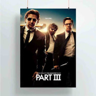 Onyourcases The Hangover Part III Custom Poster Silk Poster Wall Decor Best Home Decoration Wall Art Satin Silky Decorative Wallpaper Personalized Wall Hanging 20x14 Inch 24x35 Inch Poster