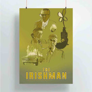 Onyourcases the irishman Trending Custom Poster Silk Poster Wall Decor Best Home Decoration Wall Art Satin Silky Decorative Wallpaper Personalized Wall Hanging 20x14 Inch 24x35 Inch Poster