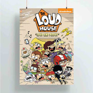 Onyourcases The Loud House Custom Poster Silk Poster Wall Decor Best Home Decoration Wall Art Satin Silky Decorative Wallpaper Personalized Wall Hanging 20x14 Inch 24x35 Inch Poster