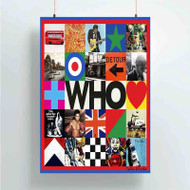 Onyourcases The Who WHO Custom Poster Silk Poster Wall Decor Best Home Decoration Wall Art Satin Silky Decorative Wallpaper Personalized Wall Hanging 20x14 Inch 24x35 Inch Poster
