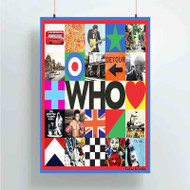 Onyourcases The Who WHO Sell Custom Poster Silk Poster Wall Decor Best Home Decoration Wall Art Satin Silky Decorative Wallpaper Personalized Wall Hanging 20x14 Inch 24x35 Inch Poster