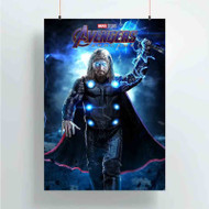 Onyourcases Thor Avengers Endgame Trending Custom Poster Silk Poster Wall Decor Best Home Decoration Wall Art Satin Silky Decorative Wallpaper Personalized Wall Hanging 20x14 Inch 24x35 Inch Poster