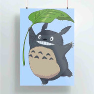Onyourcases Totoro Trending Custom Poster Silk Poster Wall Decor Best Home Decoration Wall Art Satin Silky Decorative Wallpaper Personalized Wall Hanging 20x14 Inch 24x35 Inch Poster