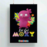 Onyourcases Uglydolls Moxy Custom Poster Silk Poster Wall Decor Best Home Decoration Wall Art Satin Silky Decorative Wallpaper Personalized Wall Hanging 20x14 Inch 24x35 Inch Poster